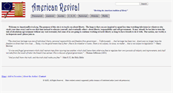 Desktop Screenshot of americanrevival.org