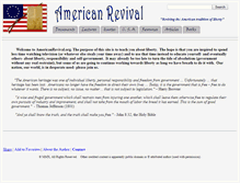 Tablet Screenshot of americanrevival.org
